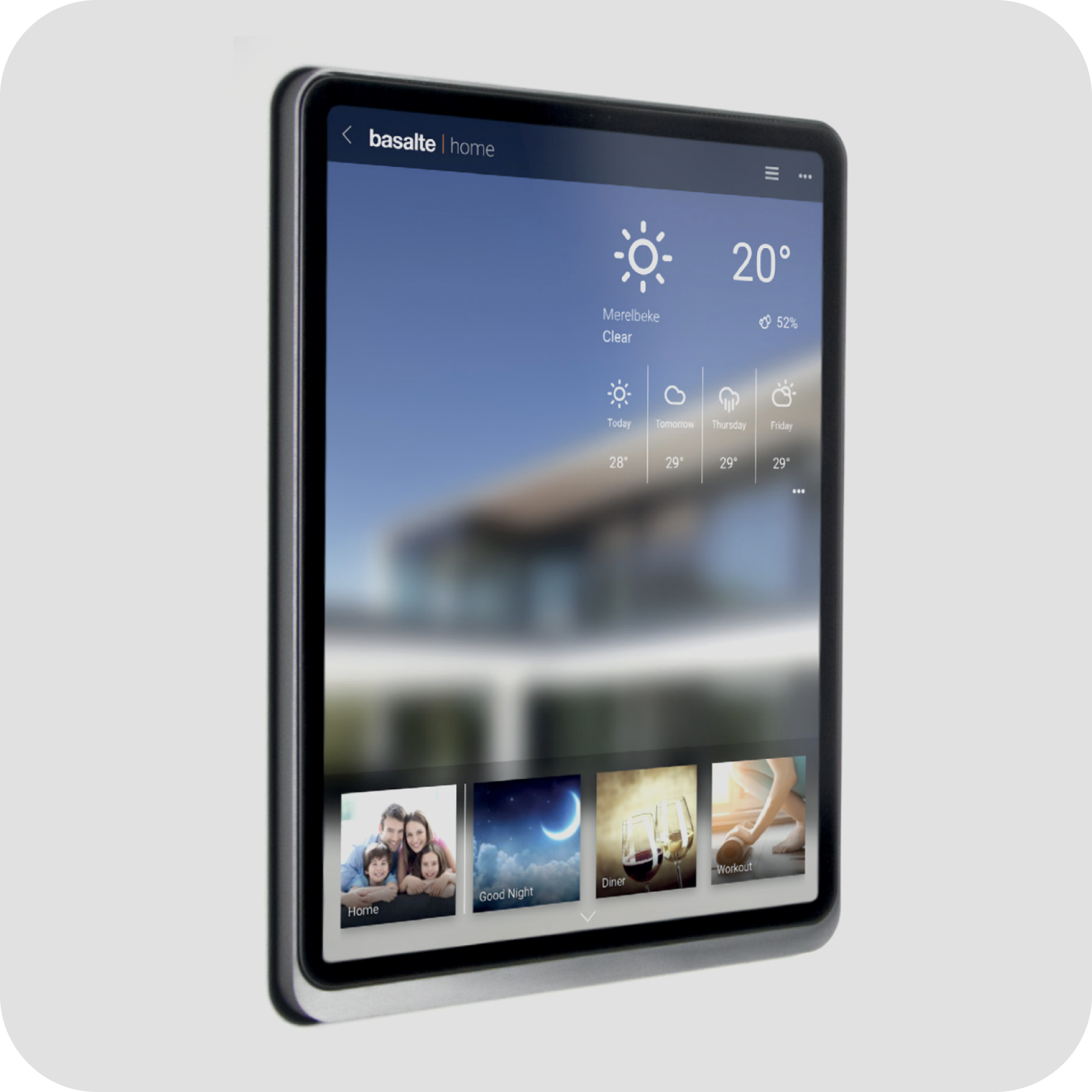 Дизайнерская док-станция Basalte для iPad