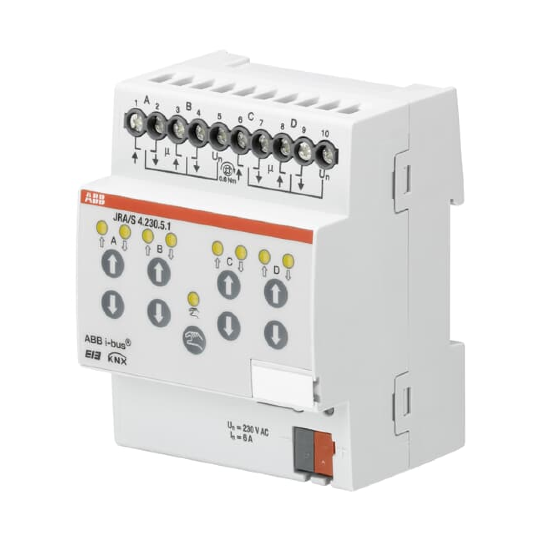 Активатор штор ABB KNX, 4 канала